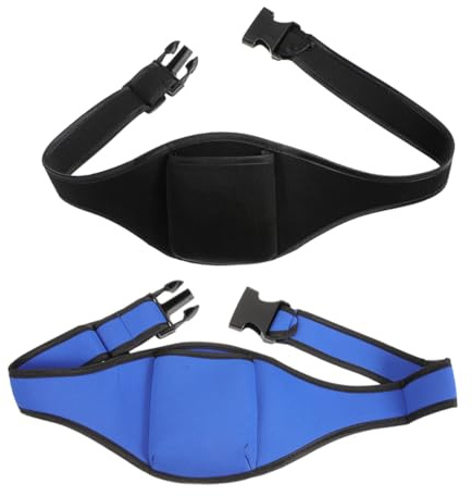 Toddmomy Verstellbarer Mikrofongürtel Mit Neopren-Mikrofontasche Schweißabsorbierende Hüfttasche Für Fitness Trainer Lehrer Und Bühnenlautsprecher Tragbarer Mikrofonhalter Für Freihändiges Arbeiten