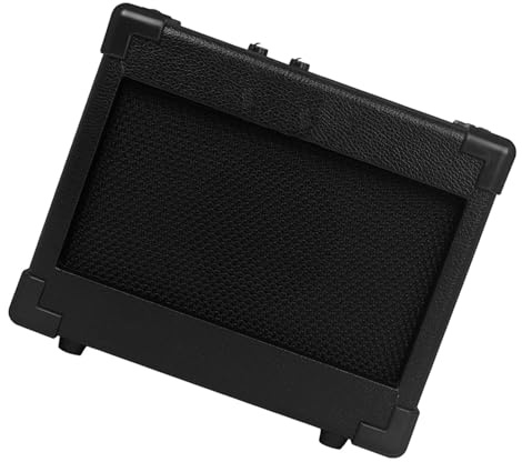 Electric Guitar Amplifier Combo Amp for Bass and Performance | Black Abs Metal Build, Portable Lightweight Design, Outdoor Live Broadcast Use, High-performance Speaker