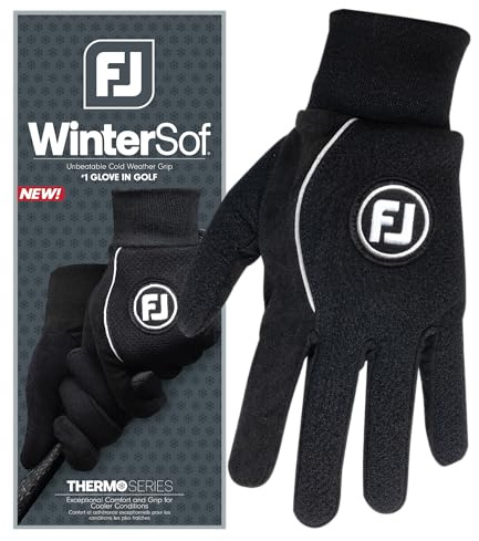 Footjoy WinterSof - Par de Guantes de Golf para Hombre