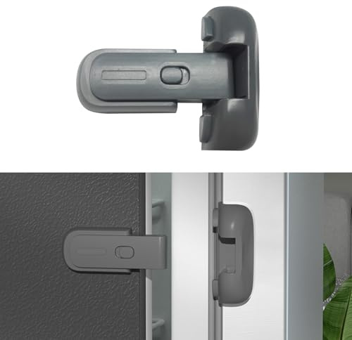 SUNNIFLY Cerradura Nevera, Cierre Seguridad Cajones Bebe, Cierra Facilmente Puertas Niño y Cierra Cajones
