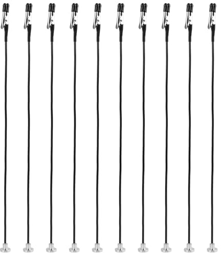 Troisième Main De Soudure Avec Base Magnétique, 10 Pièces Bras Flexible De 28.5 Cm Avec Pinces Crocodiles, Pour Bijoux, Atelier Hobby, Soudage Et Projets De Précision, Mains D'aide À Souder