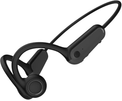SHOOYIO Casque à oreilles ouvertes Technologie de conductions osseuses Sécurisé pour les amateurs de sport Indice IPX4 Endurances 8 heures Résistant à la transpiration Casque d'entraînement Ski