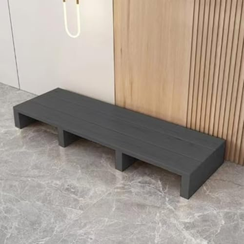 Witriolik Tritthocker aus massivem Holz,Trittstufe Podest,Tritt Pads,für Hochbetten,Betttritthocker,Außentreppe mit rutschfesten Pads,Mobilitätshelfer,Massivholz-Fußhocker für Erwachsene【100*30*11cm】