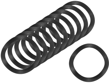 QUARKZMAN Rondelle Ressort Ondulée, 100Pcs 0.98x0.75x0.02 (ODxIDxT) - Rondelle Courbée En Fer Pour Vis Boulon, Rondelles Ondulées Joints Pour Machines (Noir)