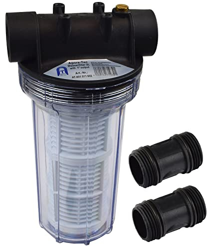 Agora-Tec® Vorfilter Wasserfilter für Hauswasserwerk AT-2L