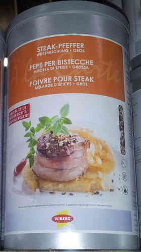 Wiberg Steak Pfeffer Würzmischung 550 Gr.