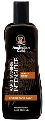 Australian Gold, locion, sin crueldad animal, tono medio, Acelerador y optimizador del bronceado - 250 ml (0054402700976)