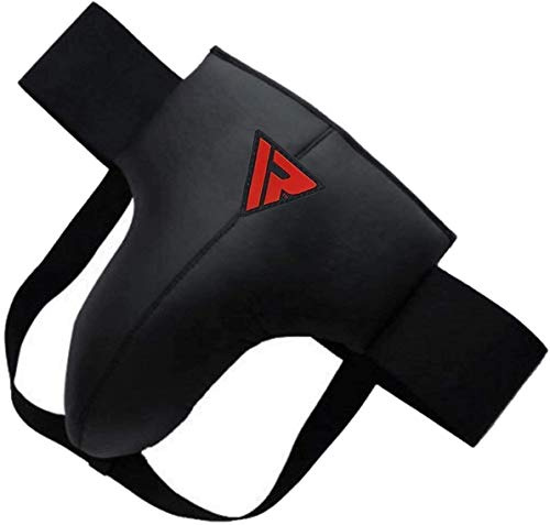 RDX Muay Thai Muay Thai Kickboxen, für Herren, Sport, Schutz, Kampfsport, Schwarz, L