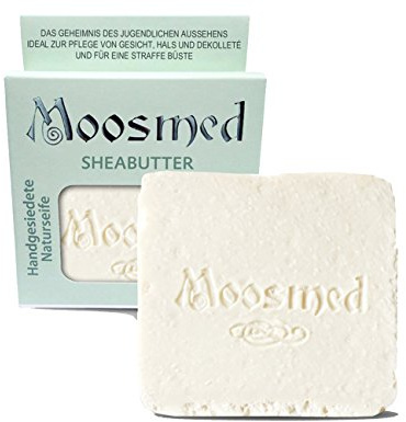 Moosmed Sheabutter Seife 100 g, medizinische Naturseife, vegan