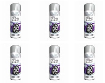 Silver Wheel Spray Paint Aerosol Can Auto Extreme Car Van Bike Can of 250ml New (6)