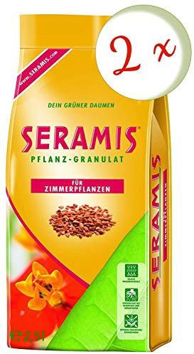 SERAMIS® - Set di 2 granuli per piante da interni, 2,5 litri
