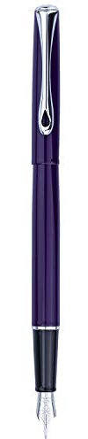 DIPLOMAT - D40703025 - Füller Traveller Violett - Mit Edelstahlfeder - Schick und elegant - 5-Jahre-Garantie - Langlebig - Violett