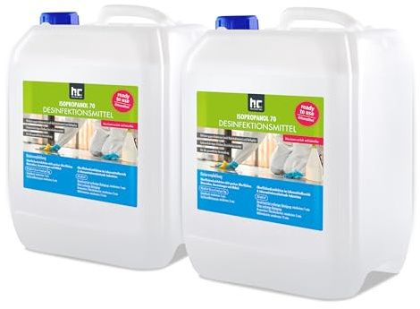Höfer Chemie 2 x 10 L Zugelassenes Desinfektionsmittel für Oberflächen | Anwendungsfertig - auch geeignet für Lebensmittelindustrie