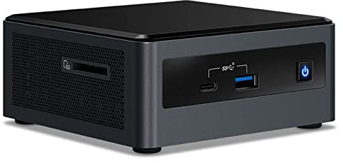 Intel NUC 10 Performance Kit Business Mini PC Desktop, Quad-Core i5-10210U up to 4.20 GHz, 6core 12thread 12MB Cache, 25W UHD Graphics, No RAM+SSD+OS, Add't Components Needed