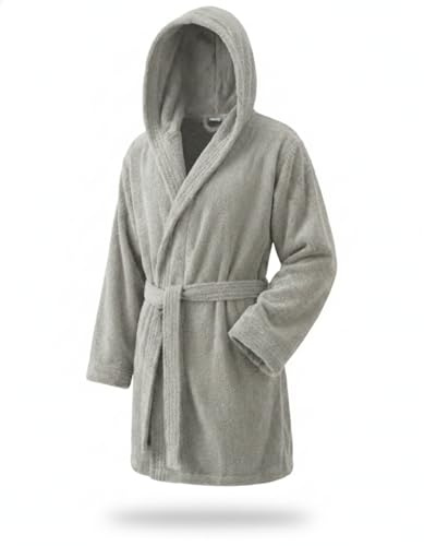 Towel Unisex eller badrock, grå, S EU, GRÅ, S