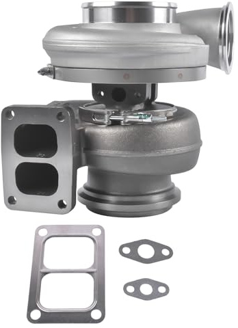 NEWZQ Turbo Charger 171702 S400SX4 S475 75mm T6 1.32 A/R Twin Scroll Compatible with Navistar Truck with Series 60 Engine 2000-2008