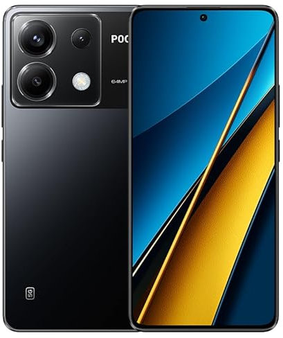 Xiaomi Poco X6 5G Smartphone 12+256GB Snapdragon 7s Gen 2 Procesador 6.67 CrystalRes 120Hz FIow AMOLED Pantalla 64MP Triple Cámara 5100mAh Batería 67W Turbo Charge (Negro)