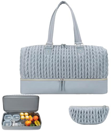 Derwrtup Wickeltasche für Damen, Wickeltasche, Reise-Mami-Tasche, Wasserdichte Wickelauflagen-Aufbewahrungstasche, große Mama-Tasche mit isolierter Tasche für Reisen