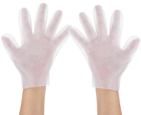 Hand Moisturiser Gloves Moisturizing Gloves Overnight Silicone Gloves for Dry Hands Gel Spa Hydrating Gloves Reusable Hand Masks Moisturizing Glove for Repairing Dry Cracked Aging Hands Eczema