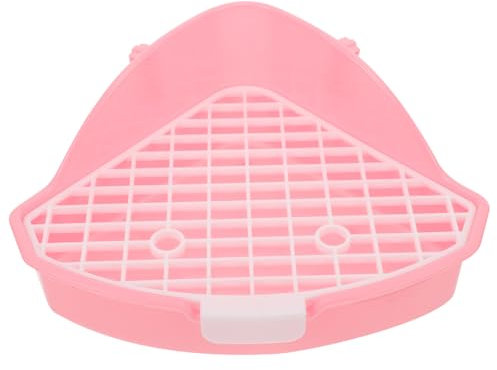 BUGUUYO Kaninchenboxen Auslaufsicher Mit Großem Fassungsvermögen Für Kleintiertoilette Tierkäfig Passend Für Meerschweinchen Und Kaninchen Leicht Zu Reinigen Durch Abnehmbare