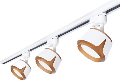 Set Steka XD IK252W – soluzione d'illuminazione su binario con 3 lampade LED GU10 + binario da 1,5 m (XD-IK256W)