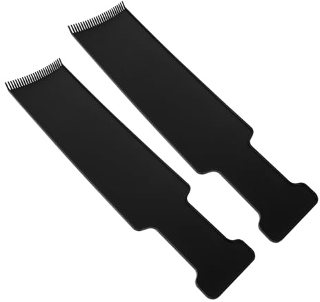 Ipetboom 2pezzi Pettini e Ciocche per Tinture Capelli Strumenti per Mèches e Colorazione Pettine Applicatore per Olio e Tavolozza per Uso Domestico e Salone