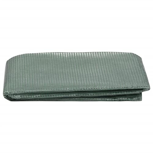 Gewächshaus Ersatzplane 50x100x190 cm grün PE 140 g/m² mit Tür und Fenster wetterfest Schutz für Pflanzen