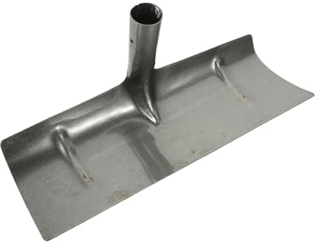 FONDOTIN Testa Per Rastrello Per Letame Singolo Da 40 Cm in Metallo Resistente, Pala Manuale Per Rimozione Di Letame Avicolo e Terra