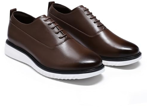 Allthemen Chaussure Homme Ville Oxford à Lacets Cuir Business Derby Sports