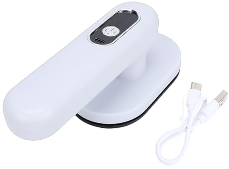 CHEOTIME Mini plancha de vapor portátil recargable inalámbrica con 3 ajustes de temperatura Plancha en seco Calentamiento rápido Batería incorporada de 1200 mAh incluida