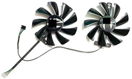 Parte de refrigeración de la computadora Ventilador de repuesto for tarjeta gráfica RTX 2080 2080 Ti, 85MM, 4PIN, CF9015H12S(Silver)