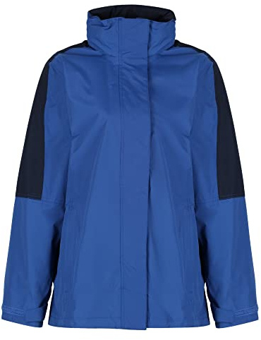 Regatta Women's Regatta Defender 3 In 1 Jacket Plain Turtleneck Long Sleeve Jacket, Blue (Royal Blue/Navy), 18