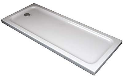 ABS Duschwanne rechteckig 80x170 h.5 cm, inklusive Ablaufgarnitur
