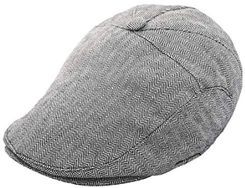 Foruhoo Kinder Schiebermütze für Jungen, Baby Baskenmütze Kapppe Hüte Cap (Schwarz, 49cm / 6-16 Monate)