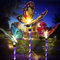 lumières solaires extérieures de jardin, EAAERR 3 Pièces lampes solaires à piquets papillon LED multicolore changeant,lumière solaire pour jardin, clôture, patio, terrasse, cour, allée Décoratives