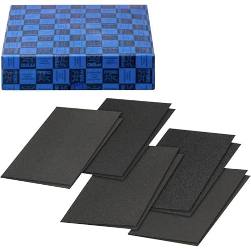 PFERD TOOLS Gewebe Schleifbogen-Set, 10-tlg. | Korund 230x280mm A40,80,100,120,180 | 45098041 – universell einsetzbar