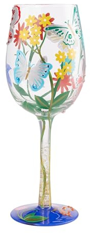 Lolita Bejeweled Butterfly Wine Glass