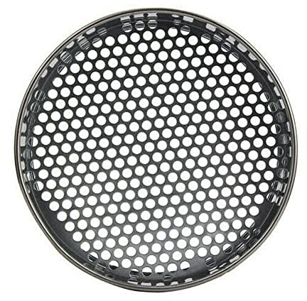 Lioaeust Erdsieb, Gartenarbeit, Metall, Haus, Garten, Pflanzen, Erdsieb, Mesh-Trennung zum Sieben von Bodensteinen und Kompost (rundes Loch, 7 mm)