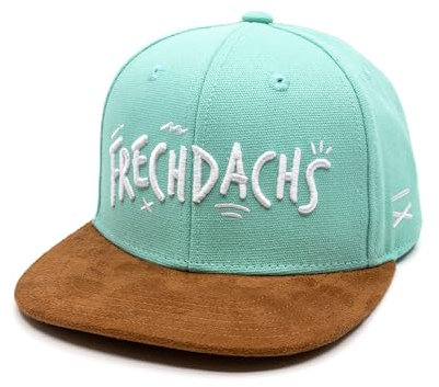 Hand und Feuer Snapback Cap Kinder Frechdachs Mint Canvas L