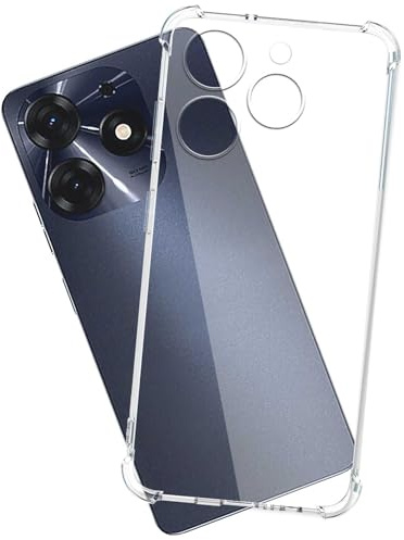 mtb more energy® Coque souple Armor compatible avec Tecno Spark 10 Pro (KI7, 6,8) - Coins renforcés - Protection de l'appareil photo - TPU 1,5 mm - Coque de protection pour téléphone portable