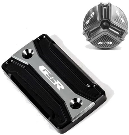 HIMNIL Motorrad Ablassschraube Motoröl Einfülldeckel Vorderradbremsflüssigkeitsbehälter Abdeckung Für Suzuki GSR750 GSR400 GSR600 (Color : A Set-Titanium)