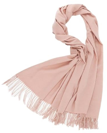 QUINTRA Damen Schal Stola Leichter Wollschal für Damen, weicher Warm Pashmina-Schal (Khaki, One Size)