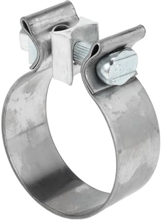 Hihaha Exhaust Pipe Clamp/Exhaust Muffler Tube Joint for Car Truck/Durable Stainless Steel 2.52 30mm / 1 Pc Silver Tone