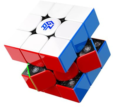 GAN V100 Maglev Cubo di Velocità Professionale 3x3 Speed Cube, Cubo Magnetico con 72 Magneti e Design Leggero da 64g, GAN Cube 355 Maglev è Perfetto per Giocatori con Mani Piccole e per Principianti.
