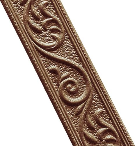 Dado Rail Self Adhesive Wall Sticker Baseboard Decorative Strip, Brown | Waterproof, Trim Line, Skirting Border, DIY