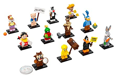 Lego 71030 Minifiguren Looney Tunes Set, 1 Beutel mit 12 Stück zum Sammeln, Limited Edition Collection