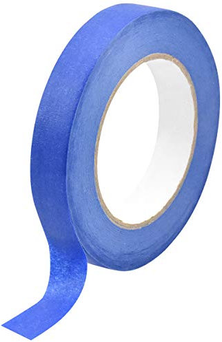 Cinta de Carrocero 20mm*50m Azul Fácil De Rasgar Cinta Para Pintores Cinta de Enmascarar de Papel Artesanías Decoración Cinta de Papel para Pintar Bricolaje Manualidades Pintura Etiquetar Pintores