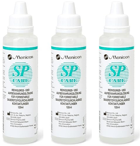Menicon SP-Care Reinigungs- und Aufbewahrungslösung für Kontaktlinsen - 120ml (3)