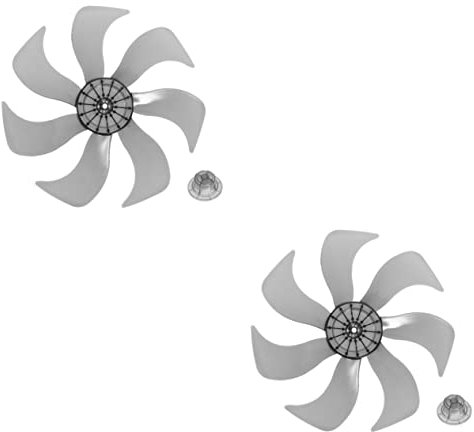 GLSTOY Table Fan Parts 2pcs Floor Fan Fan with Timer Electric Fan Replacement Desktop Fan Usb Rechargeable Fan Industrial Pedestal Fan Standing Usb Ceiling Fan Controller Pp Challenge Fan Parts