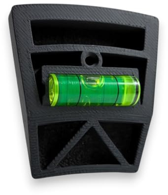 Triformia Dartboard Level Tool – Eco-Friendly 3D Printed Spirit Level for Dart Board Setup – Treble Ring Radius Fit – Compatible with Winmau, Unicorn, One80, WDF Boards